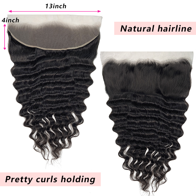 Best Loose Deep Wave Frontal And Bundles 12 Inch