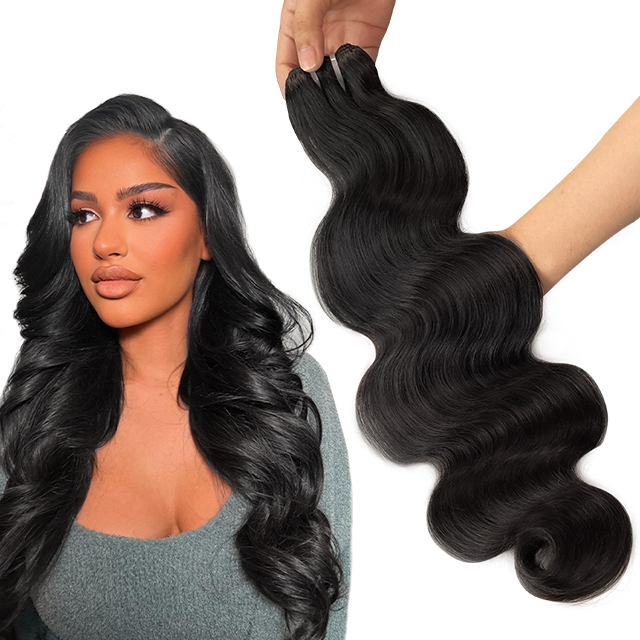 FBLhair Long 3 Body Wave Human Hair Bundles Deals 