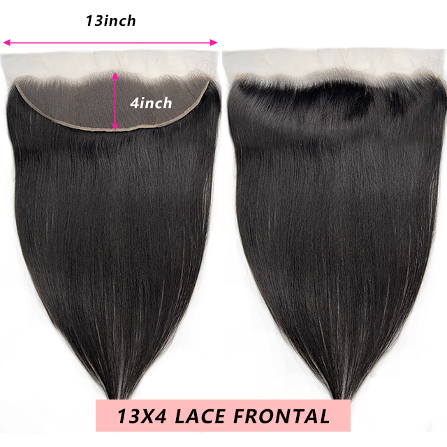 Top Long Virgin Hair Straight Bundles with Frontal