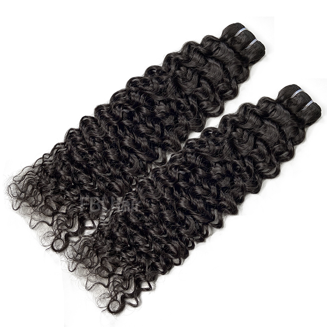 FBLhair Three Raw Curly Hair Products Bundles Extensions