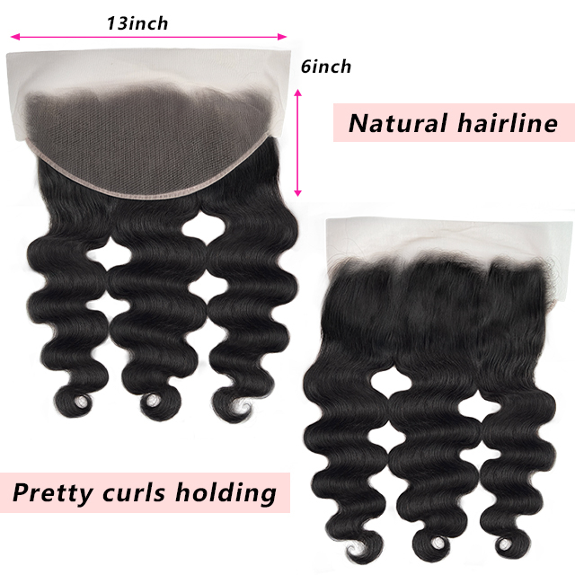 13x6 body wave bundles & frontal