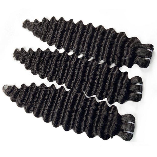 FBLhair Brazilian Deep Wave 3 Bundles Deals Human Hair