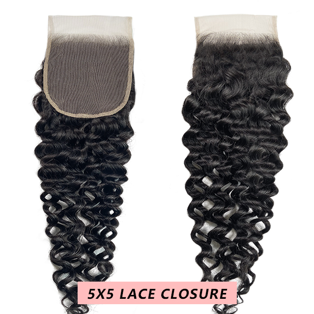 5x5 water wave bundles & closure