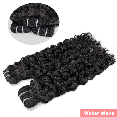 FBLhair 3 Bundles Water Wave Human Hair Weave 