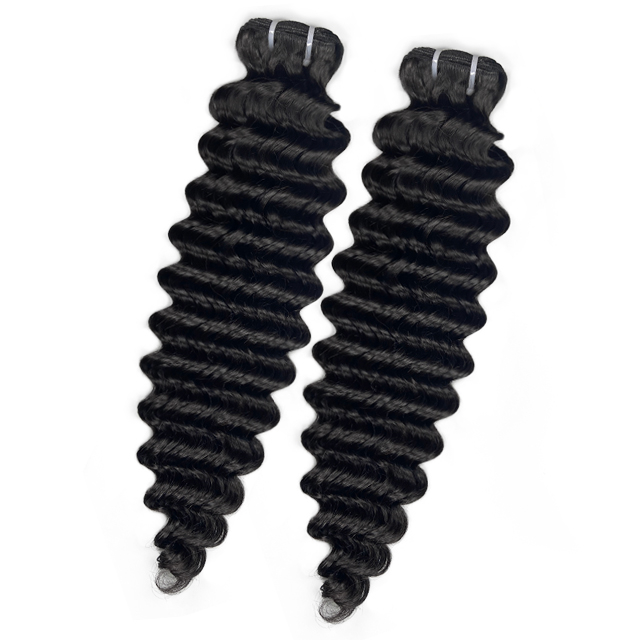 FBLhair Deep Curly Long Human Hair 3 Bundles Deal