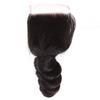 Remy Human Hair Loose Wave Bundles with Closure