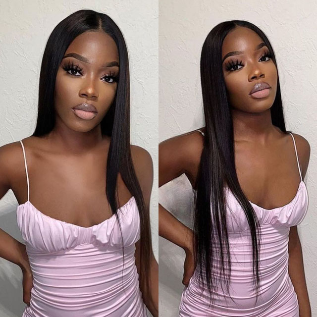 Fashion Silky Straight Indian Hair Bundles And Closure