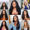 180% Density Water Wave Lace Closure Wig 