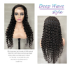 4x4 Natural Color Lace Closure Wig Deep Wave