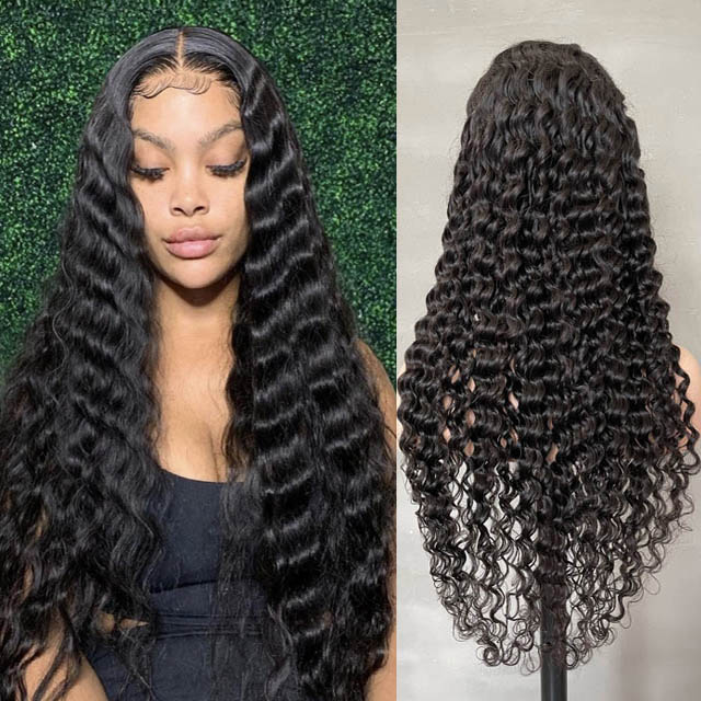 deep wave curly clousre wig (21)