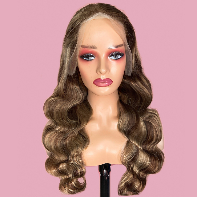 FBLhair 4/27 Best Highlight Full Frontal Wig Body Wave