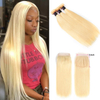 Top Rated Blonde 613 Bundles with 5x5 Closure