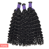 FBLhair Human Hair 18 Inch Bulk Hair Bundle Deals for Boho Braiding