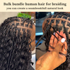 FBLhair Boho Braiding Hair Deep Wave Bulk Bundle for Black Women