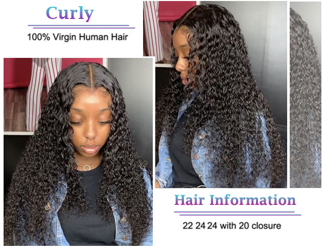 Curly Hair With Closure (37)