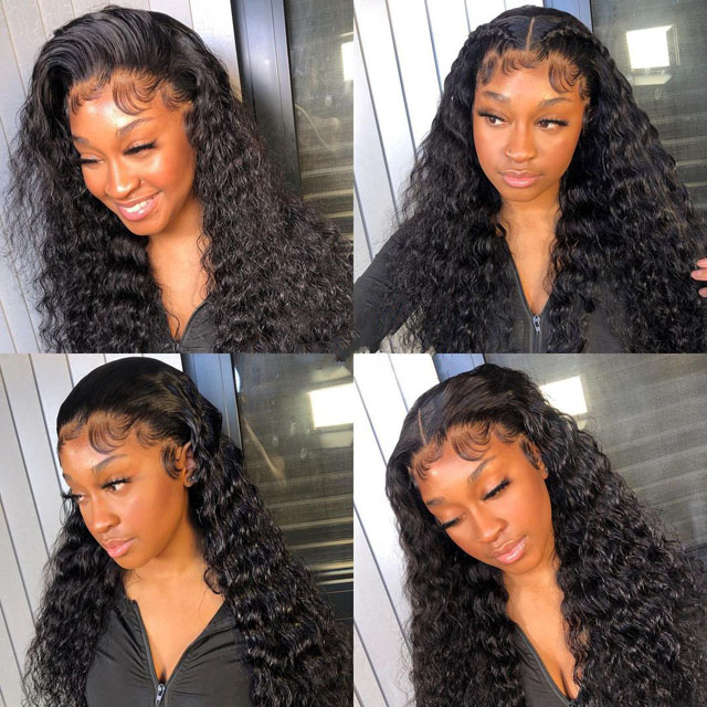 Deep Wave HD Lace Front Wigs (9)