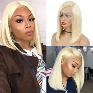 13 by 4 613 Color Straight Front Bob Wig