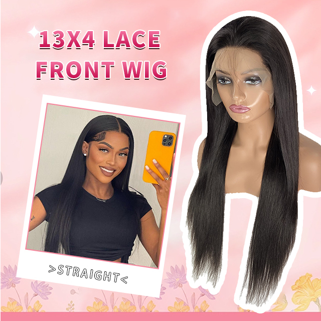 FBLhair Pre Plucked 13x4 Straight Lace Front Wig