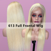 FBLhair 613 Straight Lace Frontal Wig Human Hair
