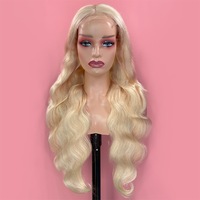 FBLhair 613 Blonde Good Quality 5x5 Lace Closure Wig Body Wave