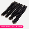 Natural Black Human Hair Weave Deep Wave