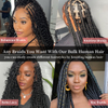 FBLhair Boho Braiding Hair Deep Wave Bulk Bundle for Black Women