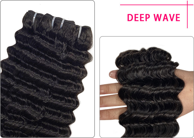 FBLhair Deep Curly Long Human Hair 3 Bundles Deal