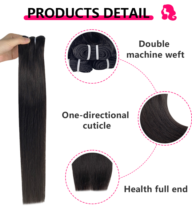 straight bundles human hair