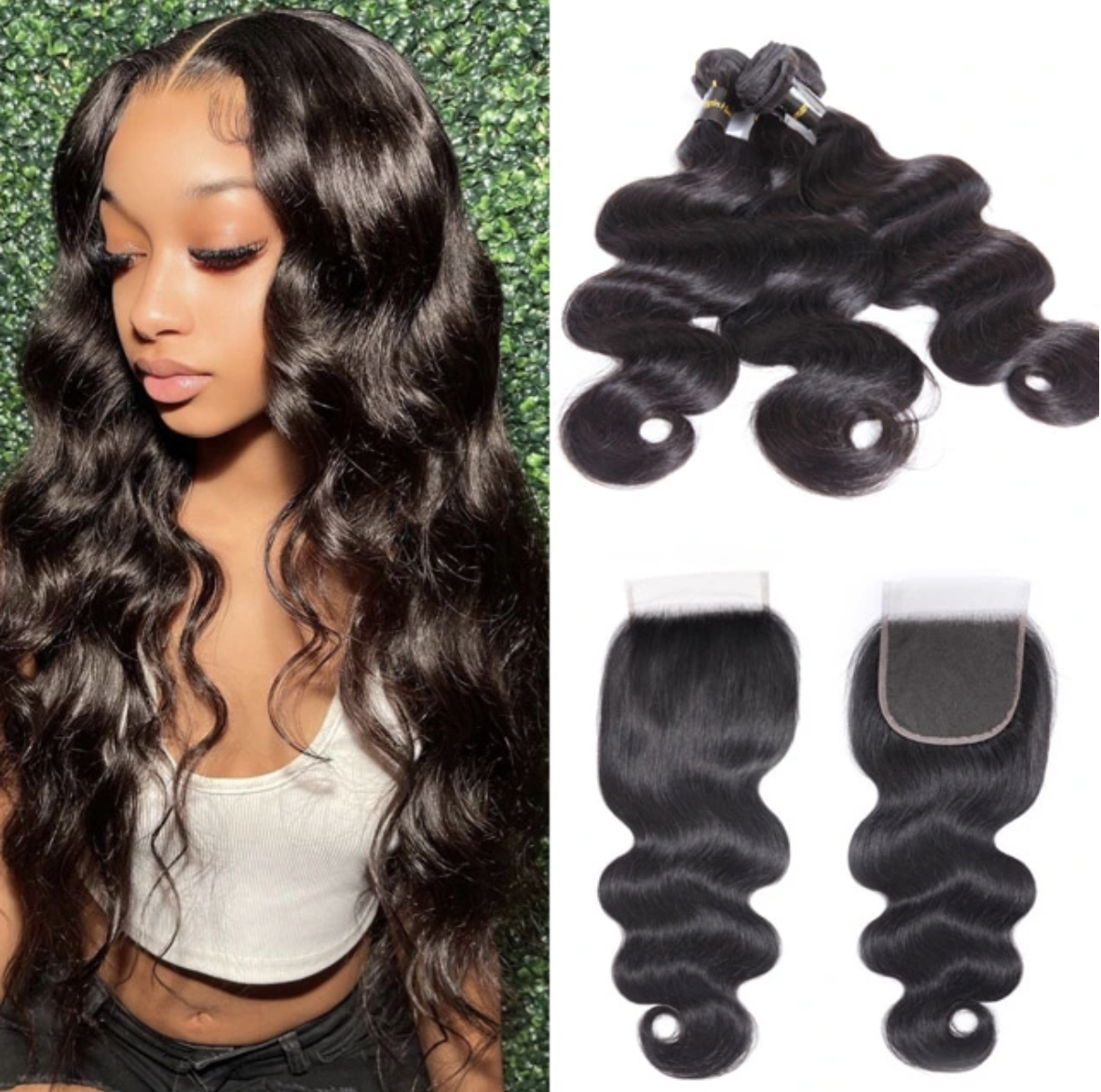 body wave with closure