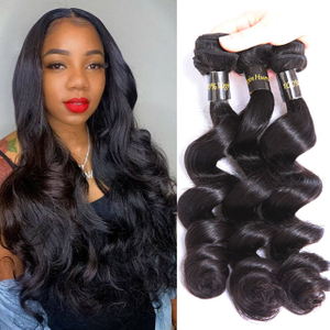 Loose Wave Malaysian Virgin Hair Extensions for Women