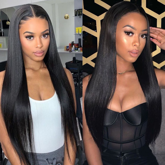 Wholesale Natural Striaght Human Hair Bundles With Closure