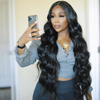 Average Sizes Pre Plucked Closure Wig Body Wave