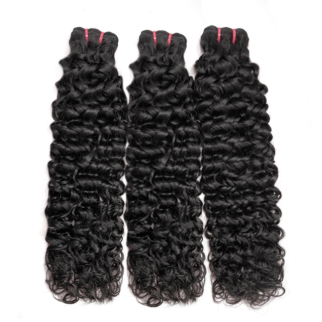 FBLhair 3 Bundles Water Wave Human Hair Weave