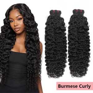 FBLhair Unprocessed Burmese Curly Hair Bundles Fast Shipping