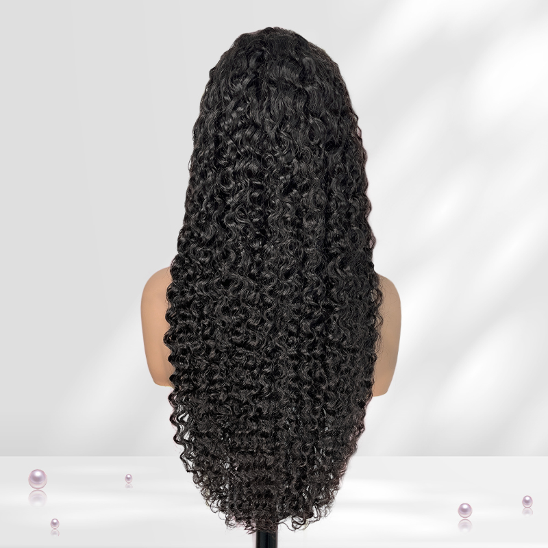 FBLhair 13x4 Raw Hair Burmese Curly Full Frontal Wig for Sale 